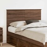 vidaXL Tête de lit Chêne brun 135 cm Bois d'ingénierie