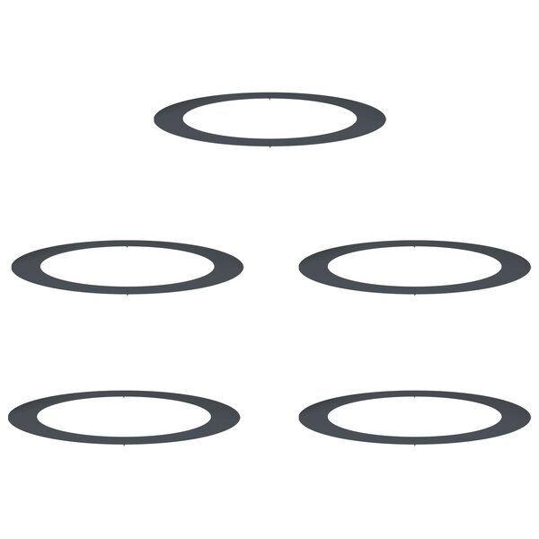 vidaXL Pot Anthracite Anthracite Plastique Grand Durable Grand Pot