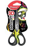 Ciseaux Sensoft 3D Fluo, rond, longueur: 135 mm MAPED