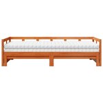 vidaXL Lit de jour et lit gigogne et matelas 90x190 cm bois pin massif