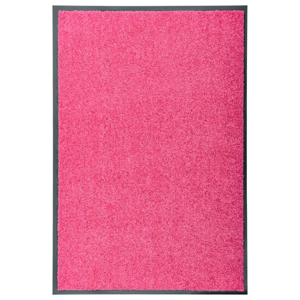 vidaXL Paillasson lavable Rose 60x90 cm
