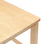 vidaXL Chaises de salle à manger 2 Pièces Naturel 40 x 47 5 x 99 5 cm