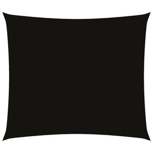 vidaXL Voile de parasol tissu oxford rectangulaire 2x2 5 m noir