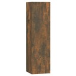 vidaXL Ensemble de meubles TV 7 Pièces Chêne fumé Bois d'ingénierie