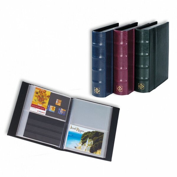 Album classic pour cartes postales  cartes de classement. Couleur - Bordeaux