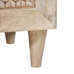 vidaXL Buffet avec tiroir Blanc 33 5 x 40 x 75 cm