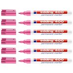 Marqueur Permanent 400 Rose Pointe Fine 1 mm x 6 EDDING