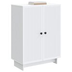 vidaXL Buffet Blanc 66 x 34 5 x 90 cm Bois d'ingénierie