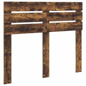 vidaXL Tête de lit Chêne fumé 120 cm Bois d'ingénierie