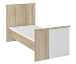 SACHA LIT BB 70X140 +2 PANS 140 FINITION CHENE DU BOCAGE l79 H86 P150