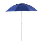 Parasol abri solaire contemporain protection UPF 50+ sac transport fourni bleu marine