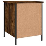 vidaXL Tables de chevet 2 Pièces chêne fumé 40x42x50 cm bois ingénierie