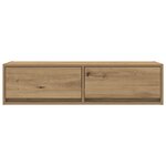 Meuble TV vidaXL en chêne artisan de 100x31x25 5 cm en bois d'ingénierie