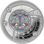Pièce de monnaie en Argent 500 Francs g 10 Millésime 2025 Zodiac Signs 2025 LIBRA