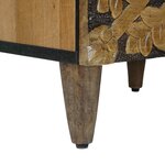 vidaXL Buffet Haut Marron 40 x 33 5 x 110 cm Bois de mangue massif
