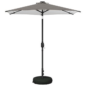 vidaXL Parasol de jardin avec lampes LED 230 x 230 cm Polyester