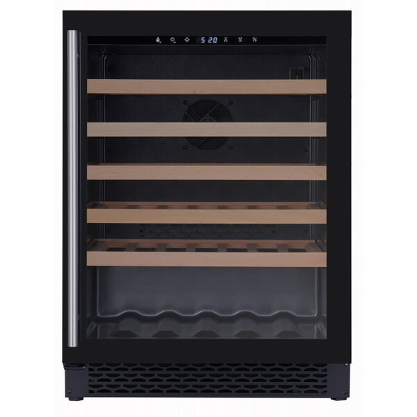 Cave à vin 46 bouteilles zone unique - 127 l - combisteel - r600a - acier1127vitrée/battante 595x570x820mm