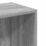 vidaXL Bibliothèque sonoma gris 40x30x152 cm bois d'ingénierie