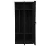 vidaXL Garde-robe Noir 80x50x180 cm Acier
