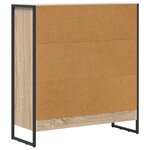 vidaXL Bibliothèque Sonoma 80 x 30 x 155 cm Bois d'ingénierie