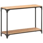 vidaXL Table console 110x30x75 cm Bois solide d'acacia