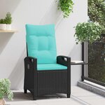 vidaXL Chaise de jardin inclinable 56 x 60 x 112 cm acier