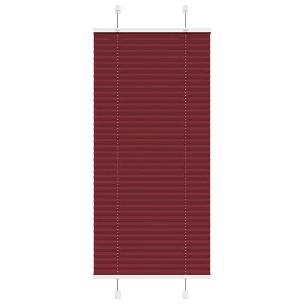 vidaXL Store plissé rouge bordeaux 55x100 cm largeur du tissu 54 4 cm