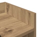 vidaXL Buffet chêne artisanal 105x30x70 cm bois d'ingénierie