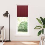vidaXL Store plissé rouge bordeaux 80x200 cm largeur du tissu 79 4 cm