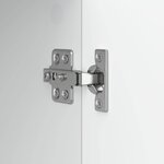 vidaXL Meuble TV 150 x 31 x 50 cm Blanc brillant Bois d'ingénierie