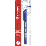 1 stylo-feutre à pointe fine stabilo sensor - bleu stabilo