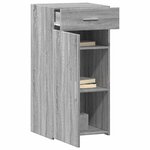 vidaXL Buffet sonoma gris 45x42 5x93 cm bois d'ingénierie