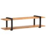 vidaXL Meuble TV 160x40x40 cm Bois d'acacia massif
