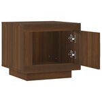vidaXL Table basse chêne marron 51x50x45 cm bois d'ingénierie
