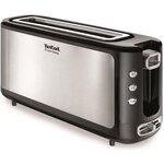 TEFAL TL365ETR Grille-pain Express 1 fente, Toaster, 7 niveaux de dorage, Décongélation, Réchauffage, Remontée extra haute du pain