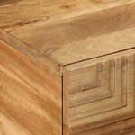 vidaXL Table basse marron 100x54x40 cm bois massif de manguier