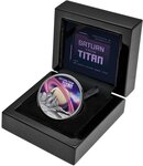 Pièce de monnaie en Argent 1 Dollar g 31.1 (1 oz) Millésime 2025 Space SATURN FROM TITAN