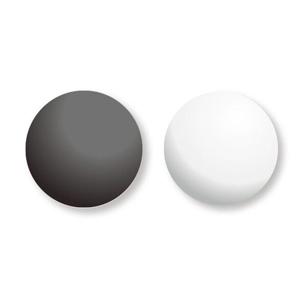 2 peintures à l'eau effet vitrail - 25 ml - N&B