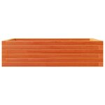 vidaXL Jardinière cire marron 90x60x23 cm bois de pin massif