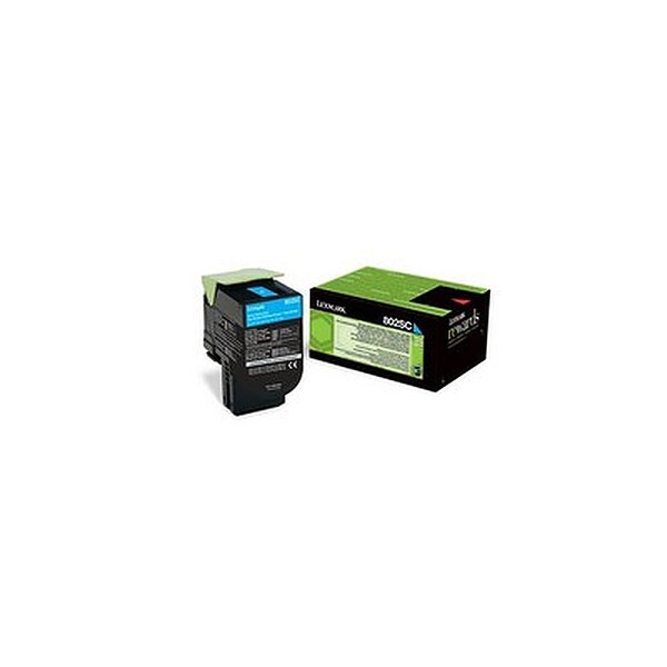 Lexmark 802s toner cyan 80c2sc0