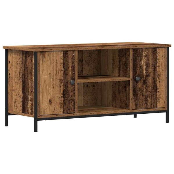 vidaXL Meuble TV Bois ancien 100 x 40 x 50 cm Bois d'ingénierie
