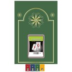 Bloc éphéméride 6x9 cm sur plaque 17 x 25 cm Coloris Aléatoire LECAS