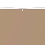 vidaXL Auvent vertical Taupe 100x1000 cm Tissu oxford