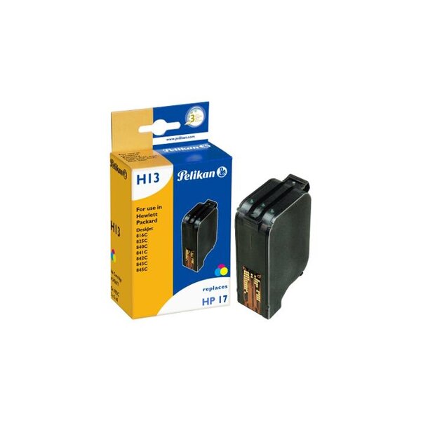 H13 cartouche jet d'encre compatible avec oem c6625ae 17 pelikan printing
