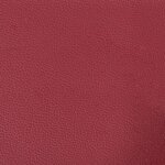 vidaXL Canapé à 2 places Rouge bordeaux 120 cm Similicuir