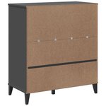 vidaXL Bibliothèque VIKEN gris anthracite 80x40x90cm bois d'ingénierie