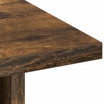 vidaXL Table de chevet Chêne fumé 41 x 40 x 45 cm Bois d'ingénierie