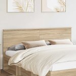 vidaXL Tête de lit Chêne Sonoma 180 cm Bois d'ingénierie