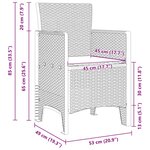 vidaXL Ensemble de salle à manger pour jardin 11 Pièces Blanc Grand