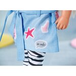 Zapf Creation 835258 - Baby born BABY born Deluxe Robe en jeans pour poupées de 43 cm